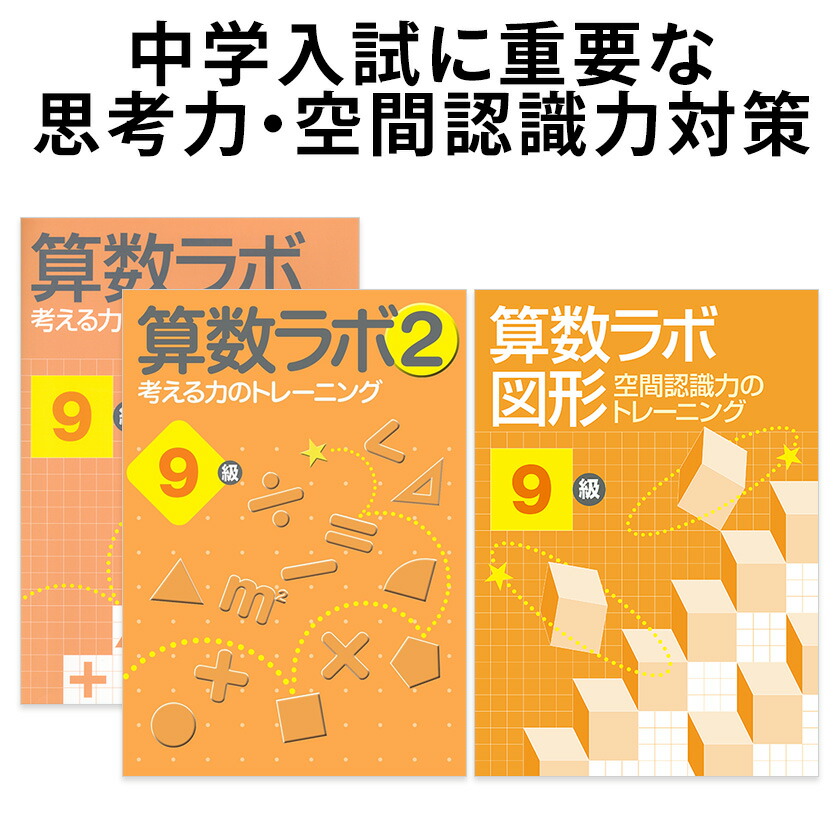 楽天市場】算数ラボ ペアセット 算数ラボ図形 9級 新学社 正規販売店