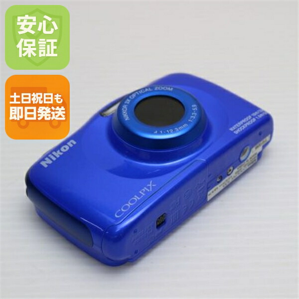 楽天市場】nikon デジタルカメラ s33 防水 1317万画素 ブルー s33blの通販