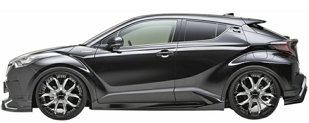 楽天市場】【M's】トヨタ C-HR（H28.12-）WALD SPORTS LINE サイド