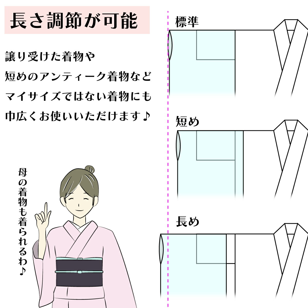 楽天市場】衿秀 公式 き楽っく 長襦袢 一花 冬 袷用 カラー きらっく