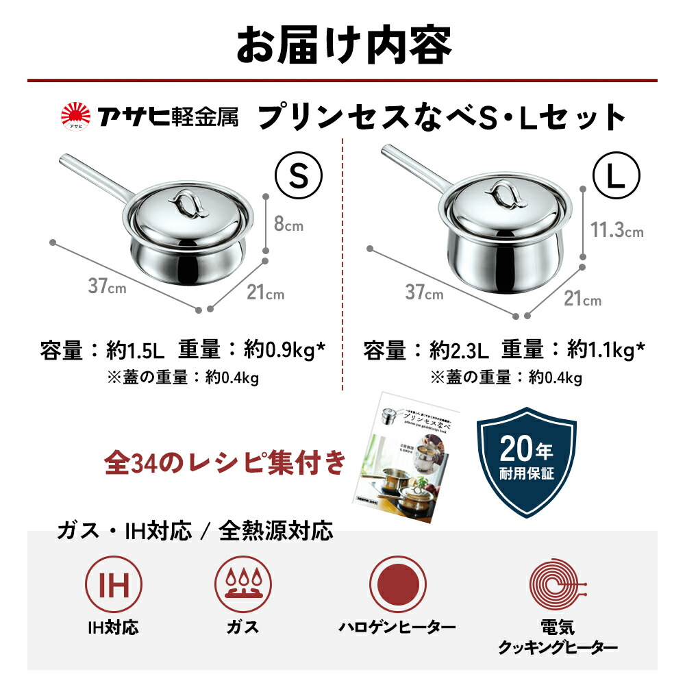 楽天市場】【ふるさと納税】蒸し鍋 ガス・IH [ プリンセスなべ S・L