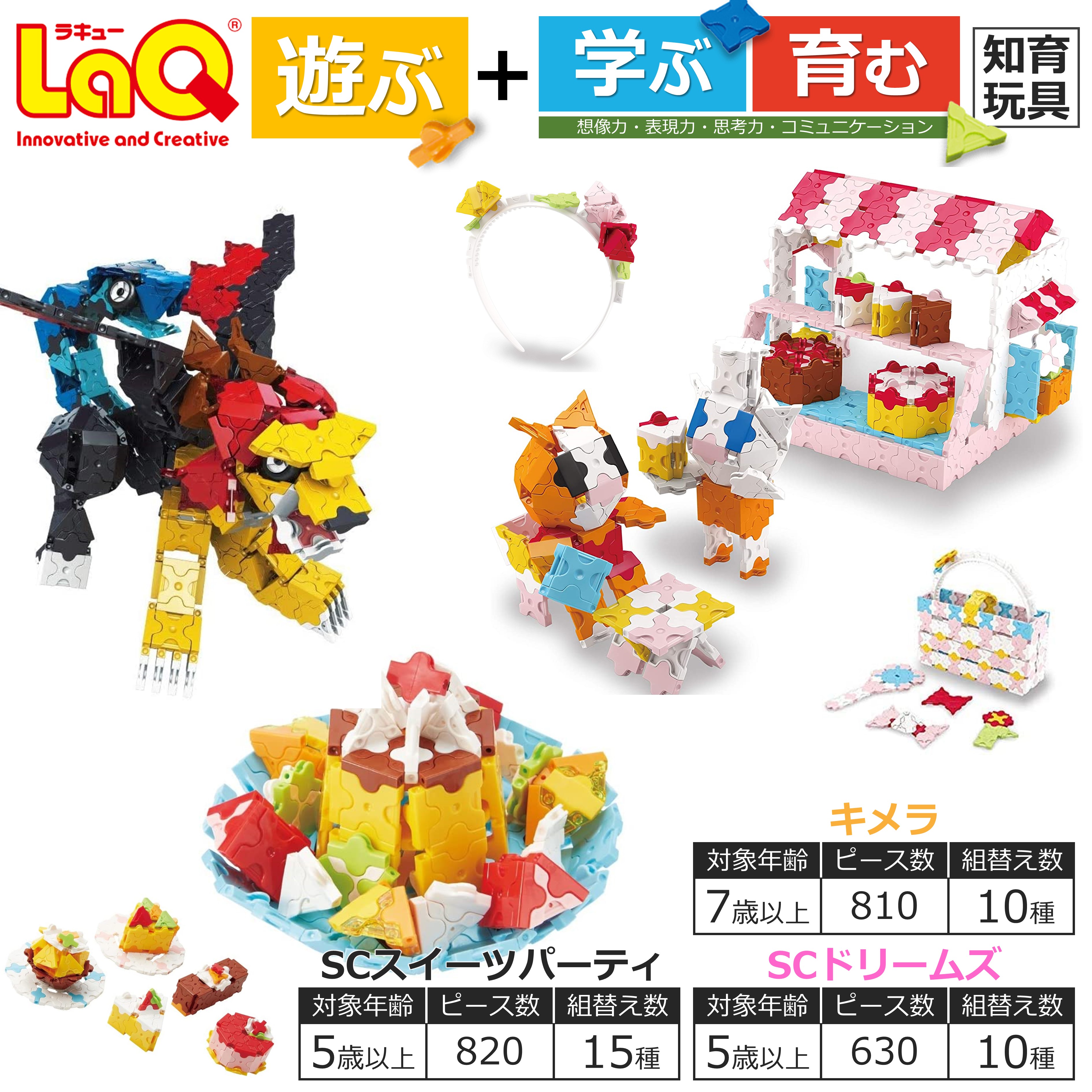 楽天市場】【ふるさと納税】 LaQ SCドリームズ + パーティ + キメラ