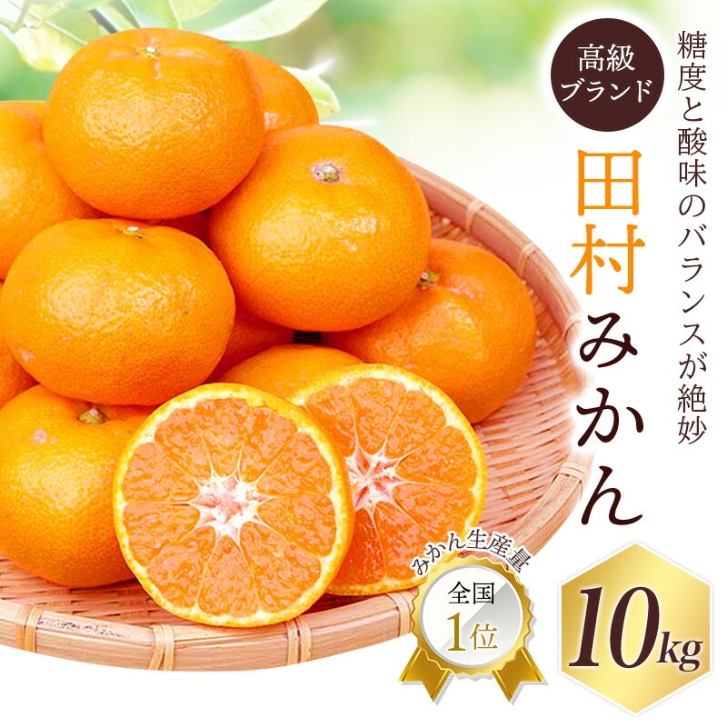 楽天市場】【ふるさと納税】 高級ブランド 田村みかん 10kg【予約