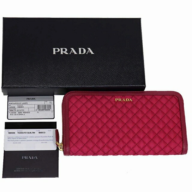 楽天市場】(未使用展示品)プラダ PRADA ラウンドファスナー長財布