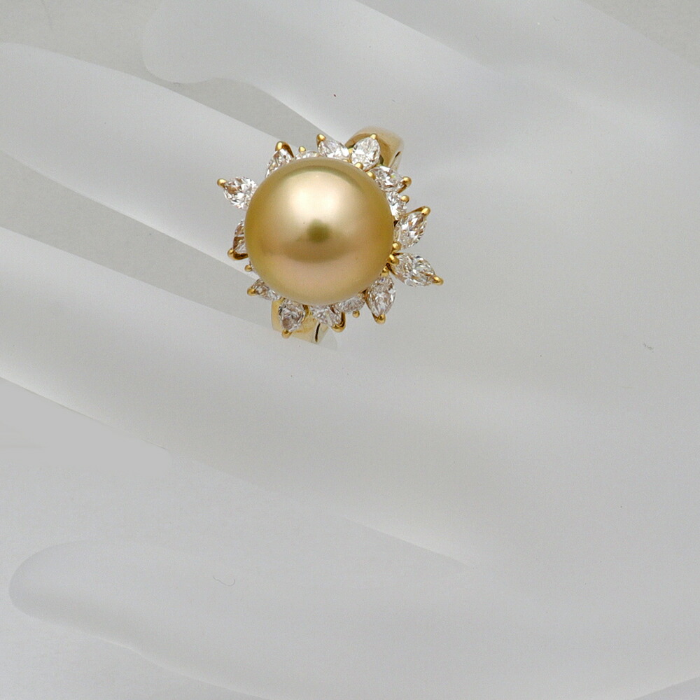 楽天市場】(新品仕上げ済) 希少 ミキモト MIKIMOTO ゴールデン パール