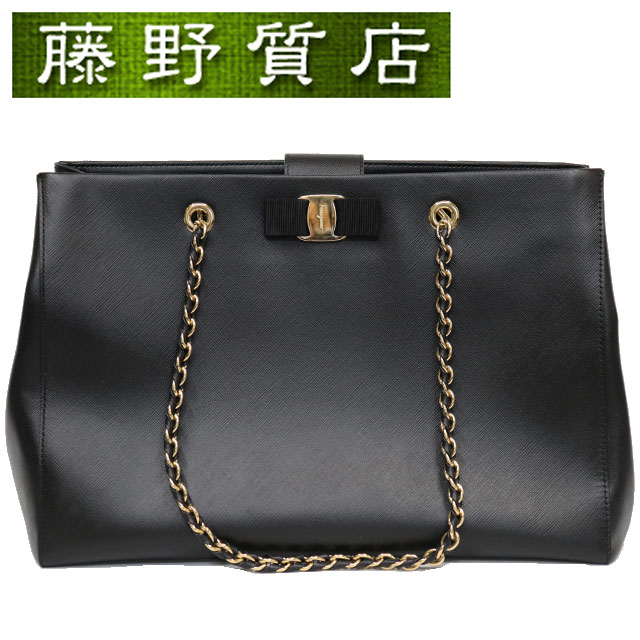 楽天市場】フェラガモ FERRAGAMO ヴァラ チェーントートバッグ