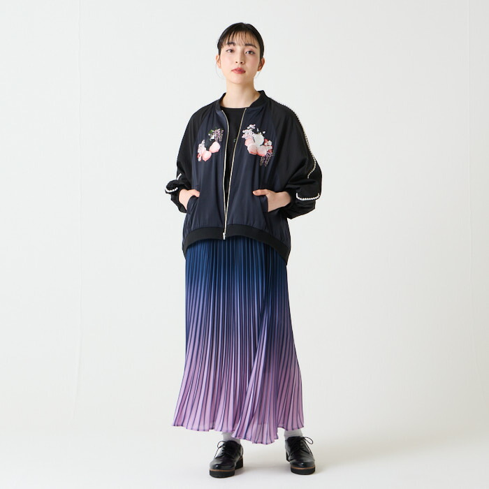 楽天市場】【ポイント2倍】【セール40%オフ】桃源郷 猫刺繍スカジャン