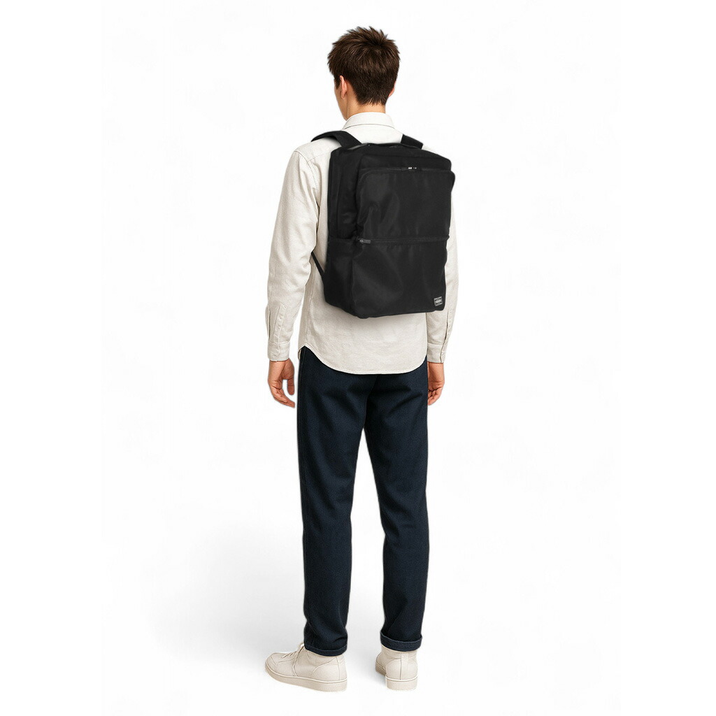 楽天市場】ポーター タイム デイパック 655-06169 10 ブラック PORTER