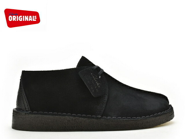 楽天市場】クラークス デザートトレック ブラックスエード CLARKS
