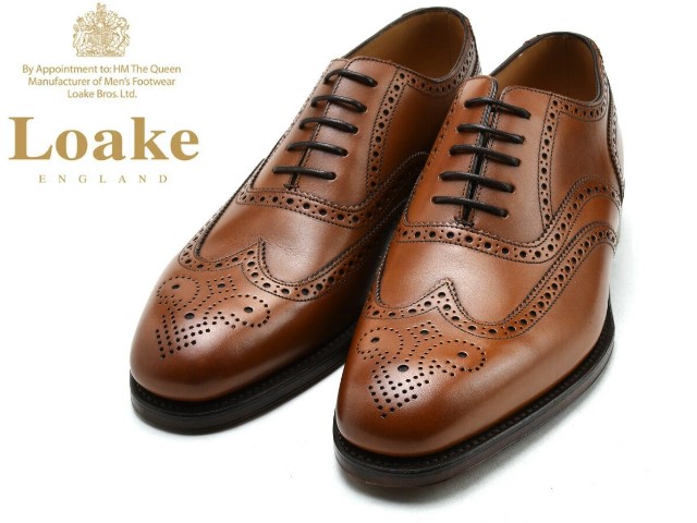 楽天市場】ローク ウィングチップ Loake BUCKINGHAM ブラウン メンズ