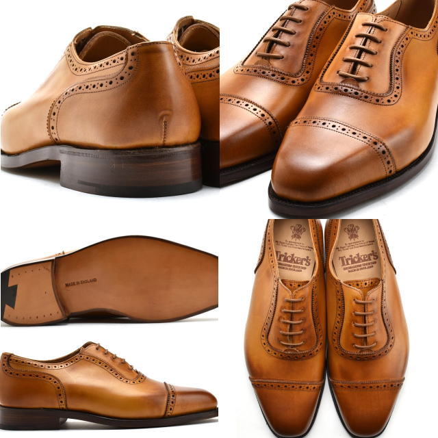 楽天市場】トリッカーズ ストレートチップ レザーソール Tricker's