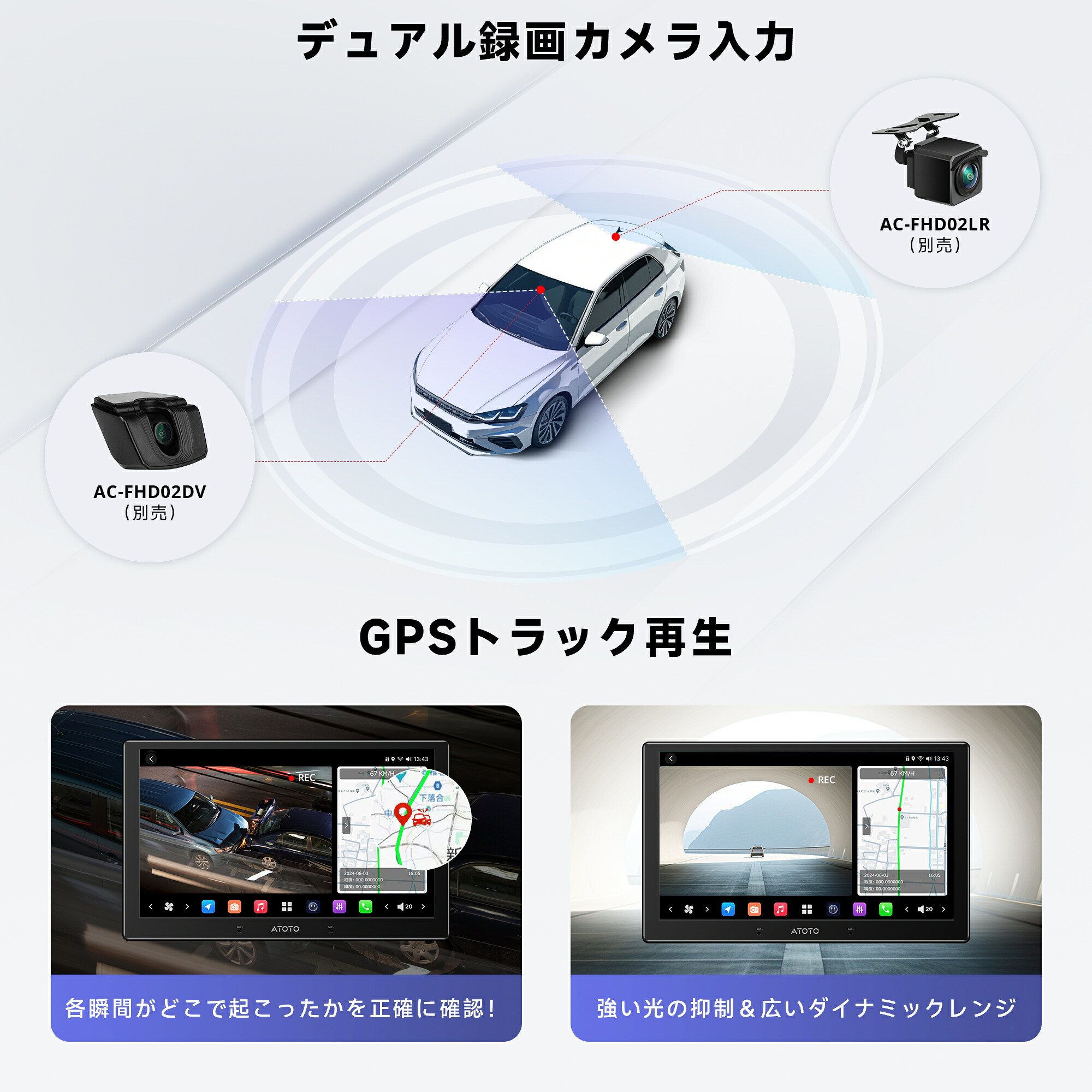 楽天市場】【ATOTO公式 X10G209E】atoto カーナビ 車載カーナビ
