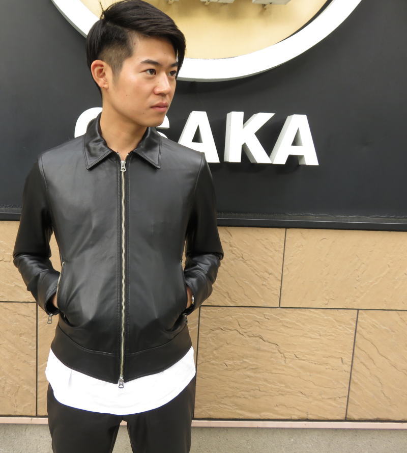 楽天市場】革ジャン レザージャケット 襟付き ライダースジャケット