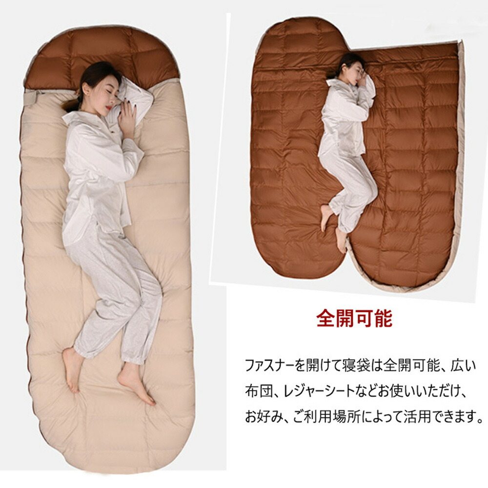 楽天市場】Fengzel Outdoor エッグ型寝袋 210*80cm 95%グースダウン