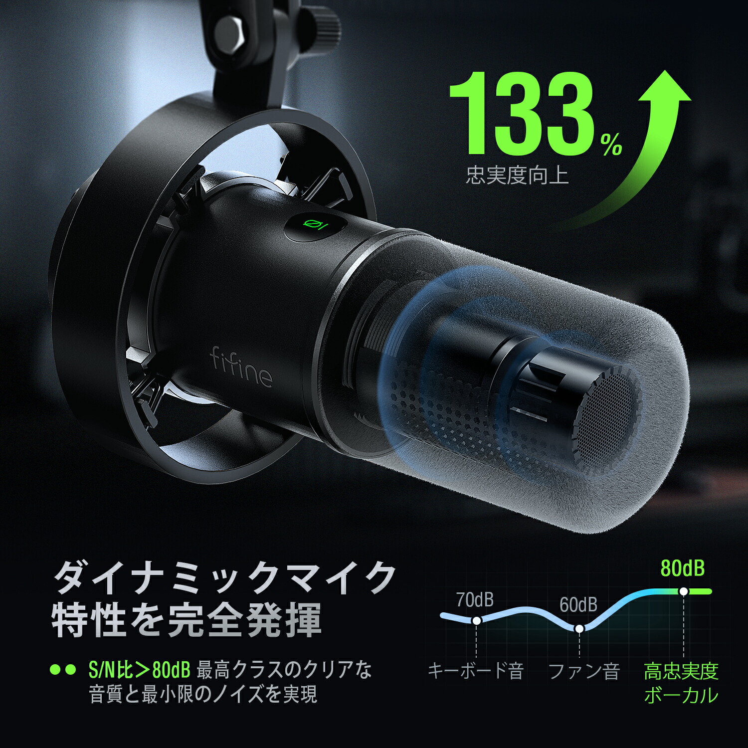 楽天市場】【公式ブランド・1年保証】ダイナミックマイク 配信用マイク