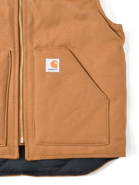 楽天市場】【送料無料】CARHARTT DUCK VEST ARCTIC QUILT LINED【V01