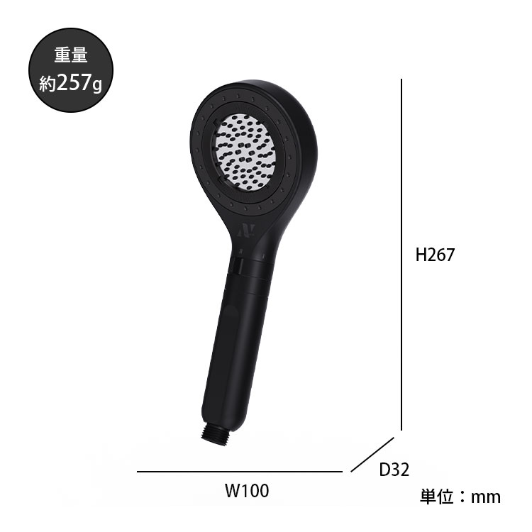 楽天市場】Noend オーガニックファインバブル シャワーヘッド NB-SH