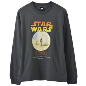 楽天市場】スターウォーズ エピソード1 長袖 Tシャツ ロンT メンズ 綿