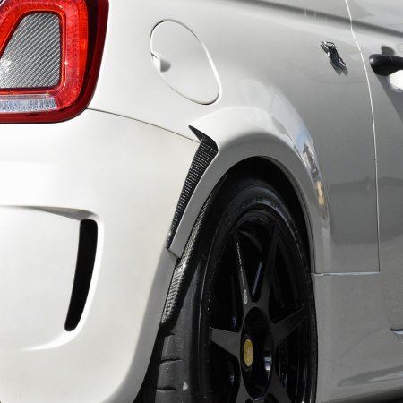 楽天市場】THREEHUNDRED ABARTH 500 595 リアフェンダーアーチキット