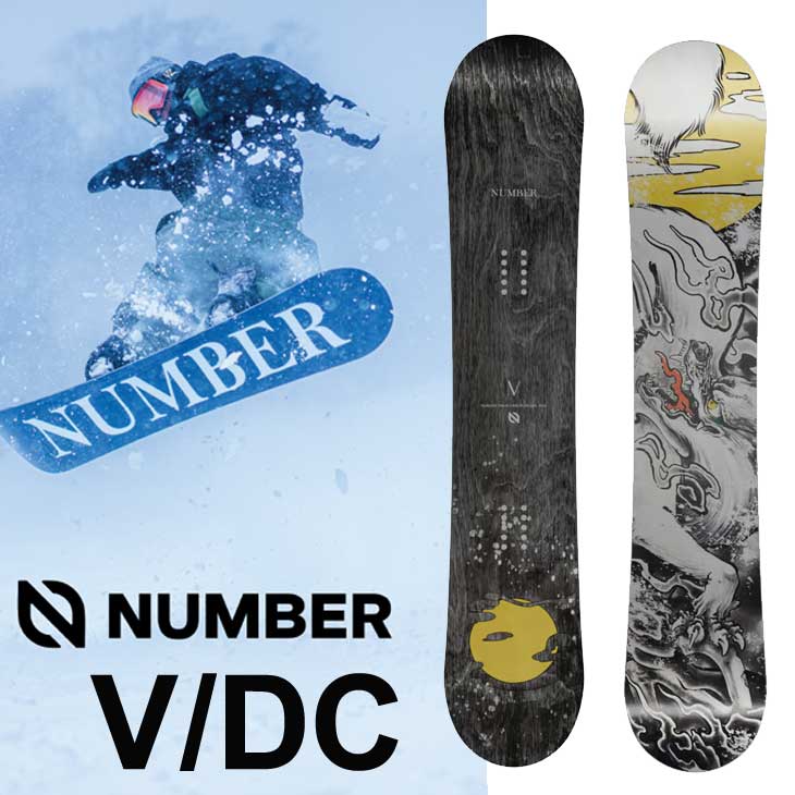 楽天市場】25-26 NUMBER SNOWBOARDS ナンバー V/ DC (ファイブ DC