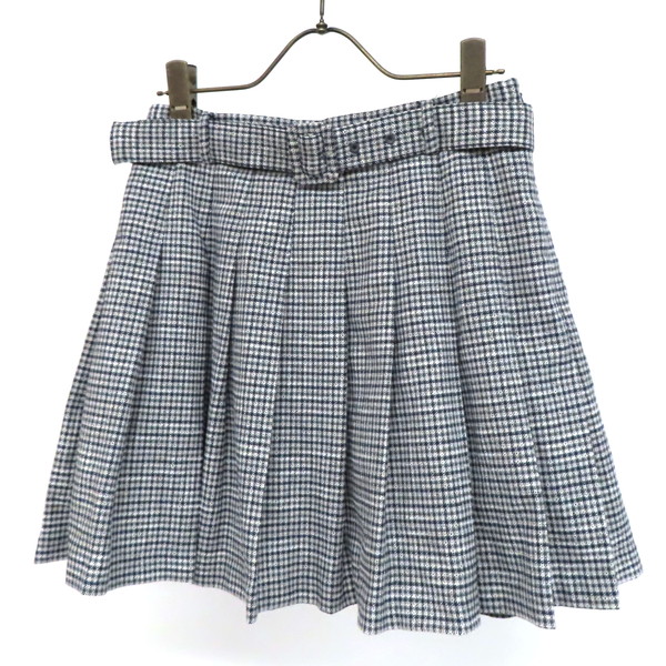楽天市場】【美品】ZARA ザラ 千鳥格子 チェック柄 ベルト付き