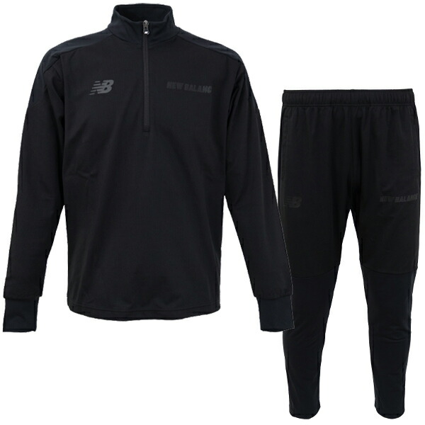 甘鯛　ALPHA ブラック スカジャン M ニューバランスジャージセット New Balance（ニューバランス）Black Out Collection 裏微起毛ジャージ