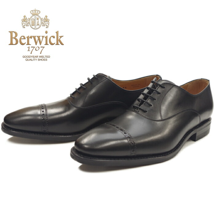 楽天市場】○○ Berwick 靴 バーウィック ストレートチップシューズ