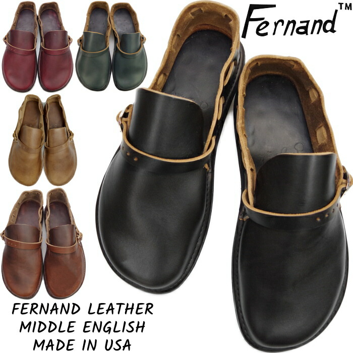 楽天市場】FERNAND LEATHER MIDDLE ENGLISH フェルナンドレザー ミドル