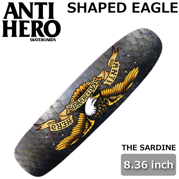 楽天市場】アンチヒーロー スケートボード ANTI HERO [AN-10] 8.36inch
