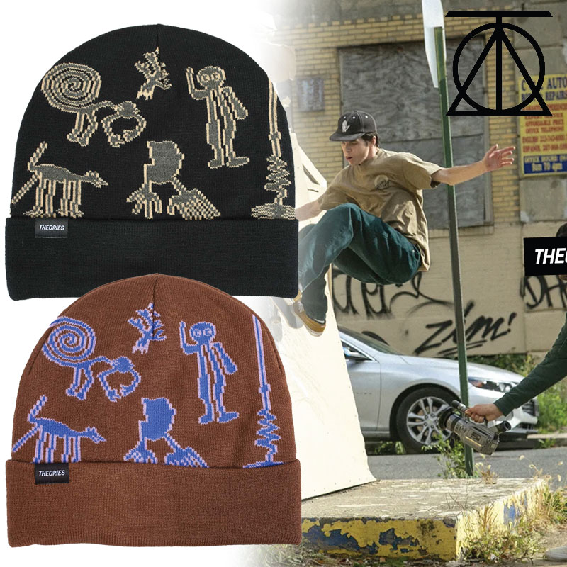 楽天市場】セオリーズ ビーニー ニット帽 THEORIES NAZCA Beanie
