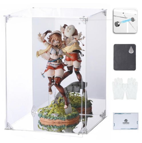 楽天市場】COOLTAKU フィギュアケース アクリル UVカット 台座ミラー