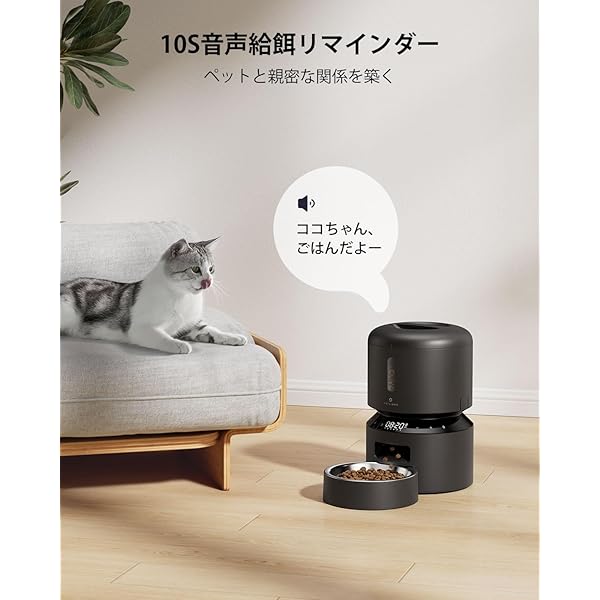 楽天市場】PETLIBRO 自動給餌器 猫 中小型犬用 定時定量 1日6食 自動餌