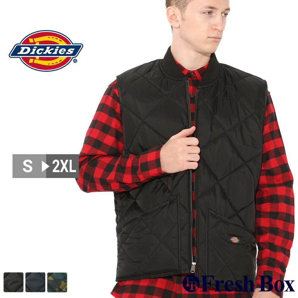 楽天市場】Dickies ディッキーズ ベスト キルティング ナイロン メンズ