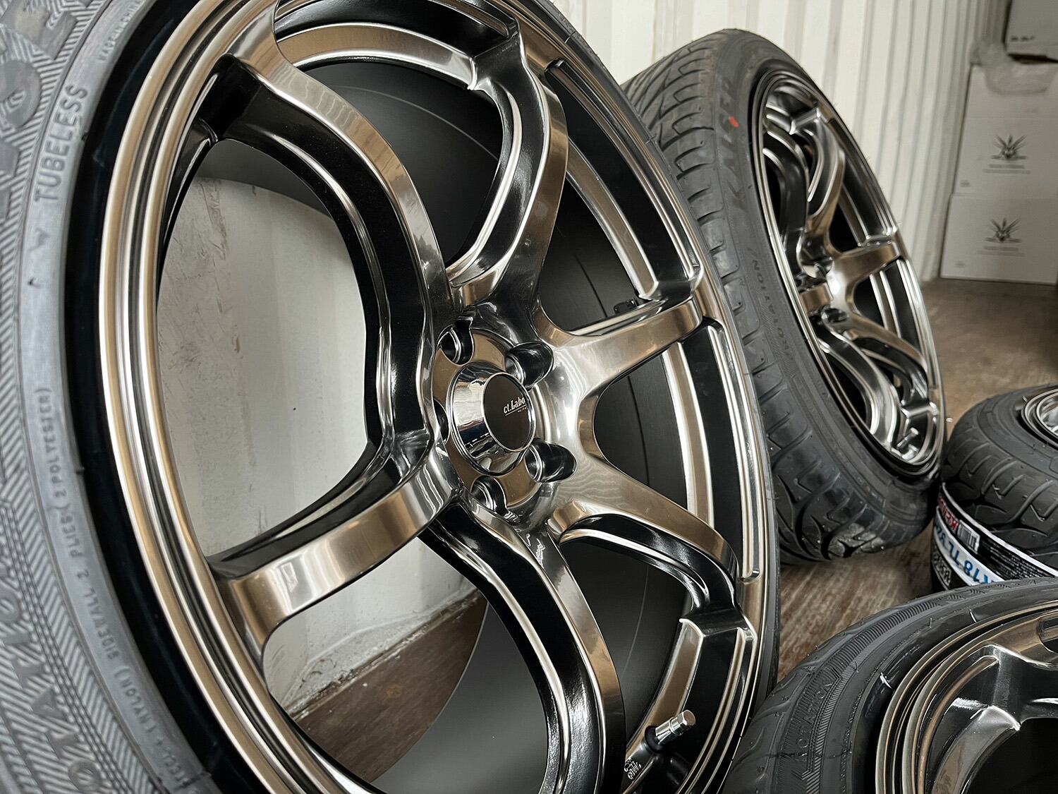 楽天市場】86 BRZ タイヤホイールセット 18インチ Acht-6 クロニウム