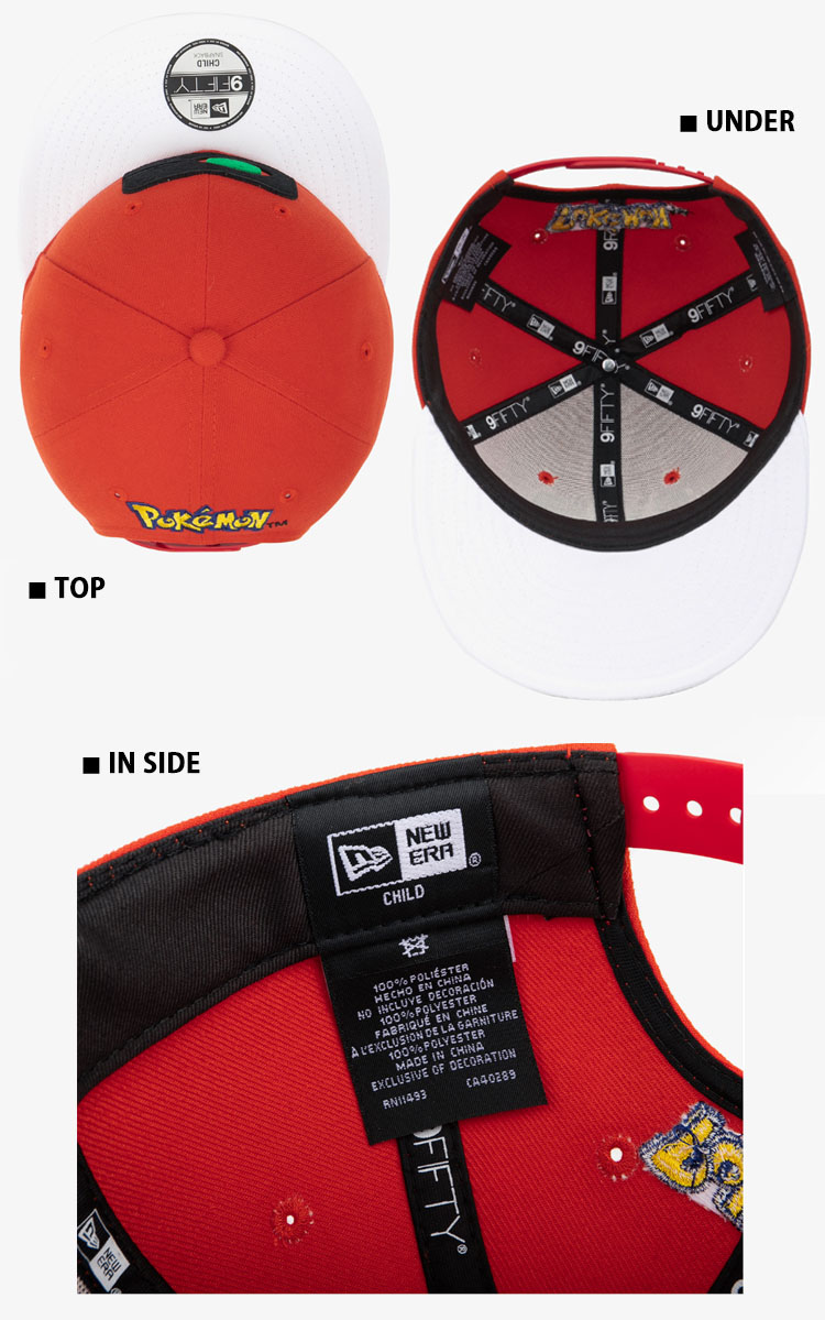 楽天市場】NEWERA ニューエラ キャップ キッズ 子供用 K950 POKEMON 92