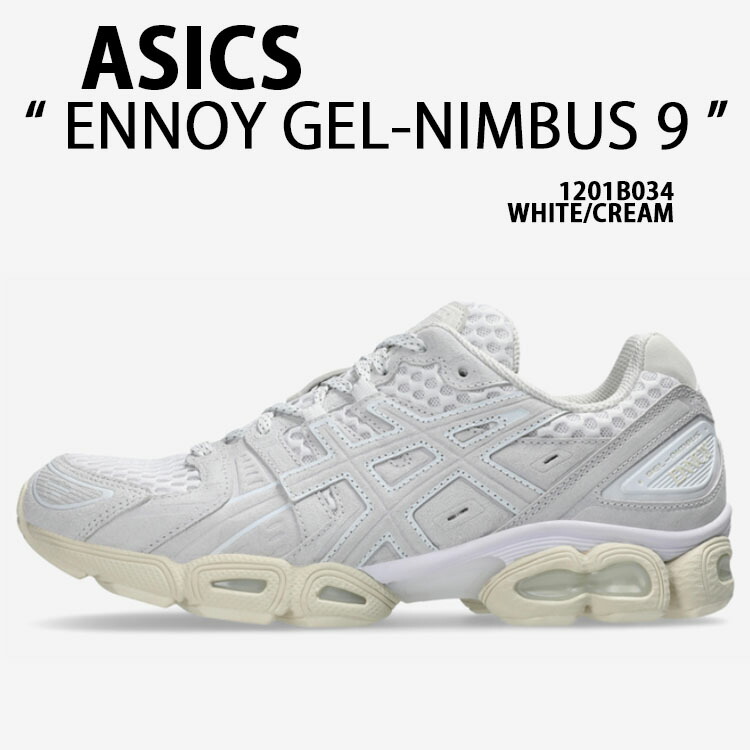 楽天市場】ASICS アシックス スニーカー ENNOY GEL-NIMBUS 9 エンノイ