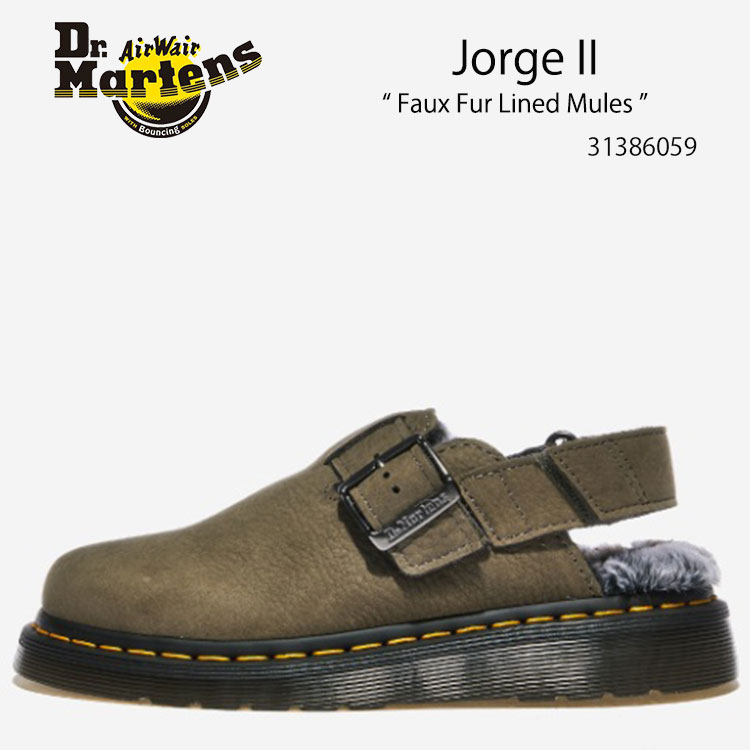 楽天市場】Dr.Martens ドクターマーチン ミュール Jorge II Faux Fur