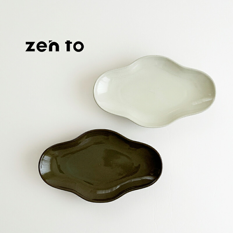 楽天市場】Zen to ゼント 五十嵐可菜 餃子皿 半磁器 ぎょうざプレート