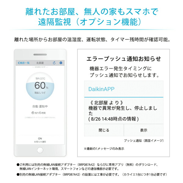 楽天市場】除湿機 DAIKIN ダイキン デシカント式除湿乾燥機 壁掛形