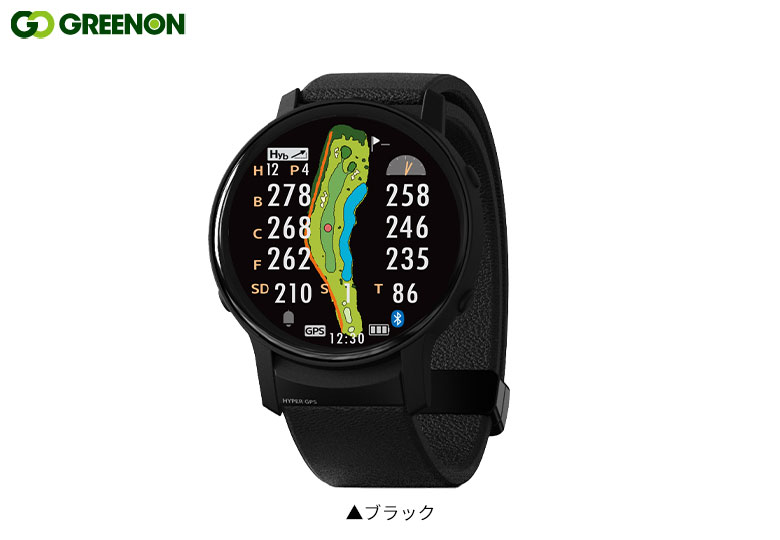楽天市場】グリーンオン ザ ゴルフウォッチ GS601 腕時計型 GPSナビ