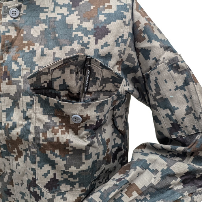 楽天市場】☆PX品 航空自衛隊 デジタル迷彩 作業服 EC リップストップ