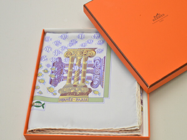楽天市場】エルメス HERMES カレ90 RENCONTRE OCEANE 大西洋の出会い