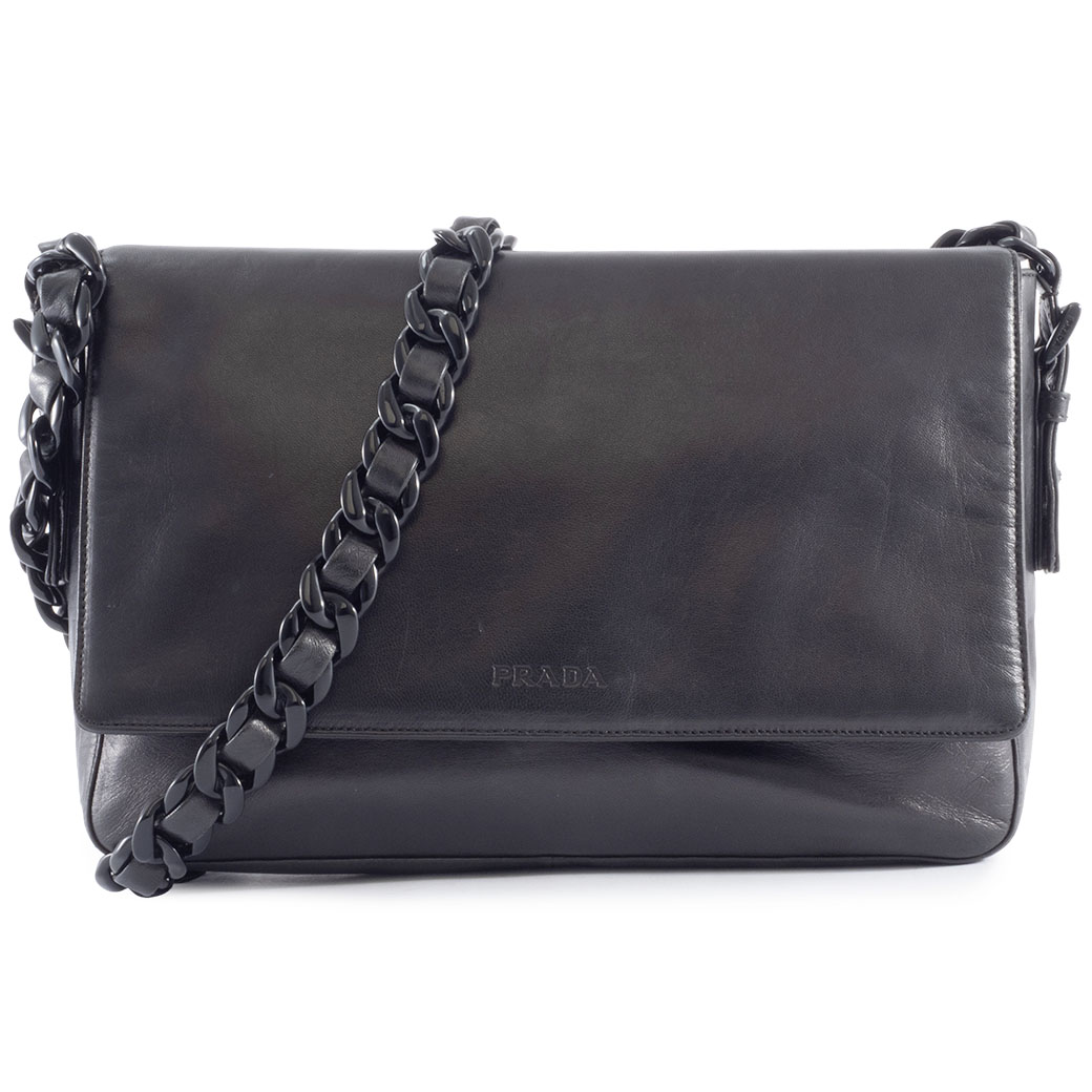 楽天市場】プラダ PRADA プラスチック チェーン ショルダーバッグ