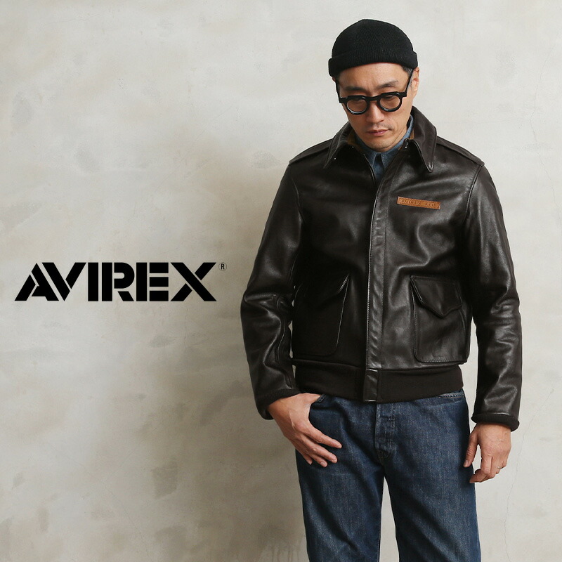 楽天市場】AVIREX アビレックス 2191000 A-2 レザーフライトジャケット