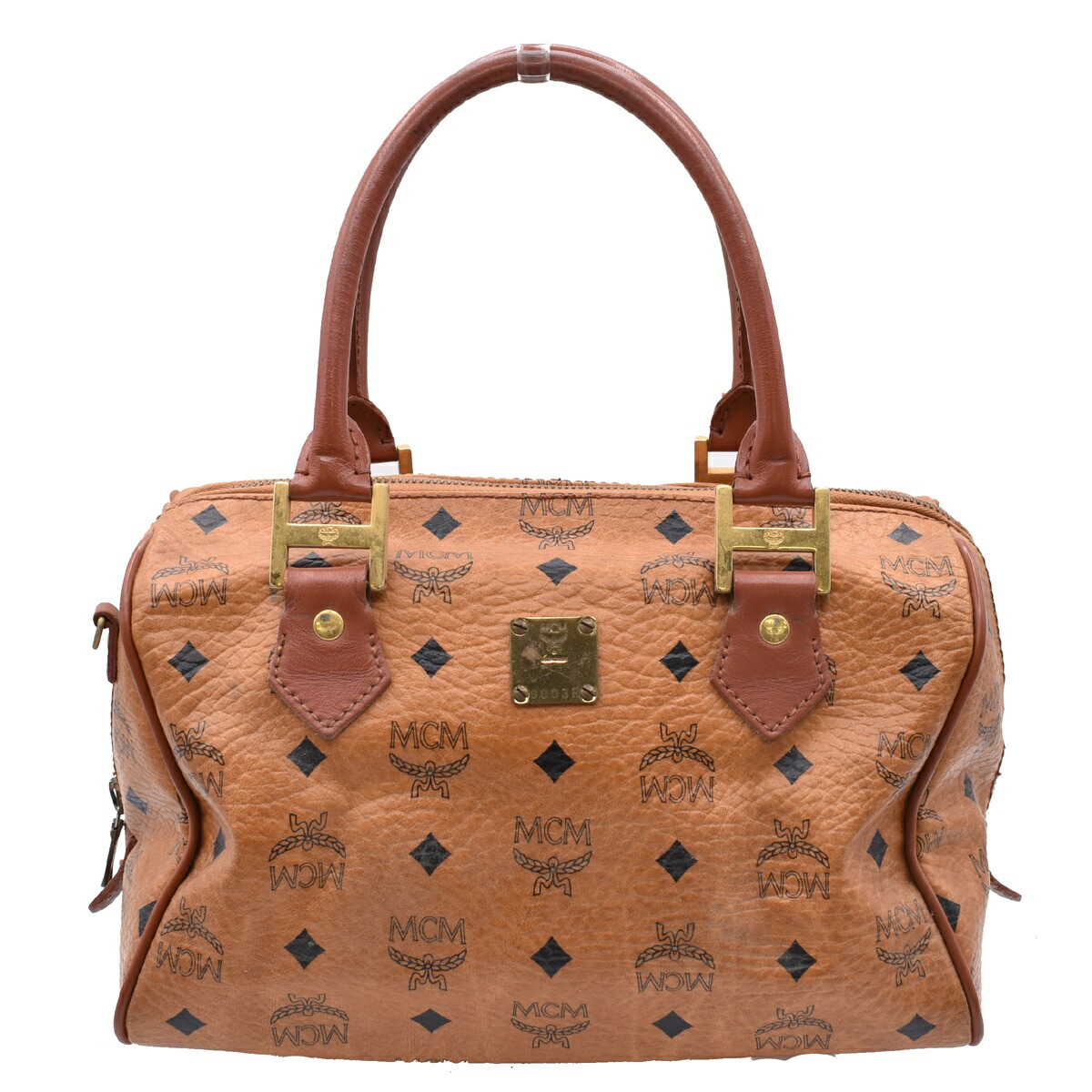 MCM ゴールド レザーボストンバッグ 楽天市場】mcm ボストンバッグの通販