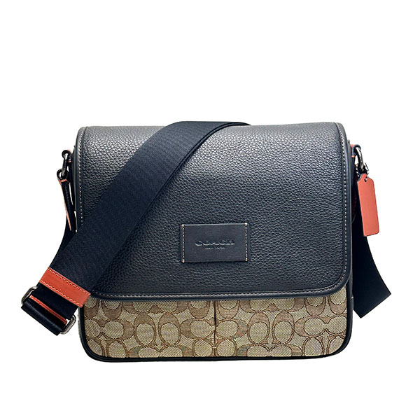 COACH ショルダーバッグ メンズ キャンバス×レザー CE534 楽天市場