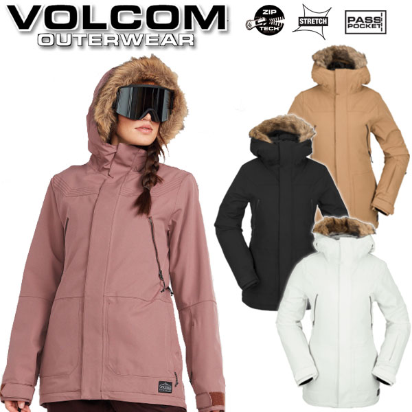 楽天市場】22-23 VOLCOM/ボルコム SHADOW INS jacket レディース 防水
