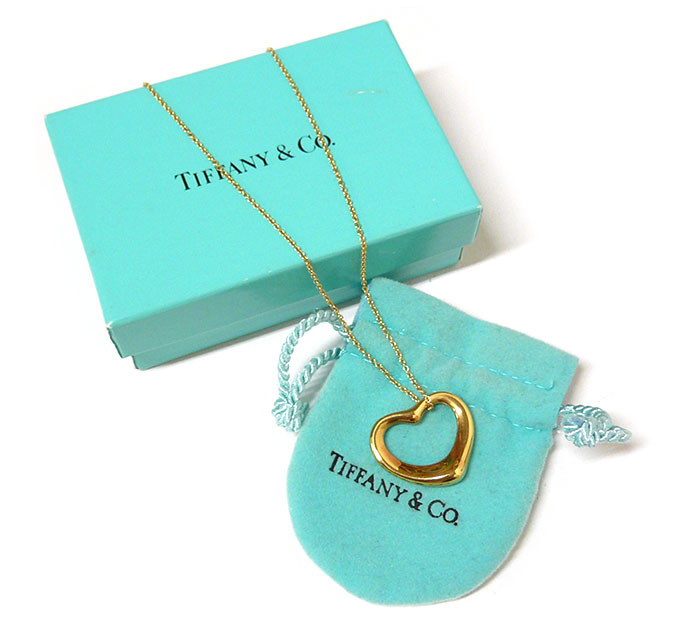楽天市場】【TIFFANY ＆ Co.】ティファニー オープンハート ネックレス