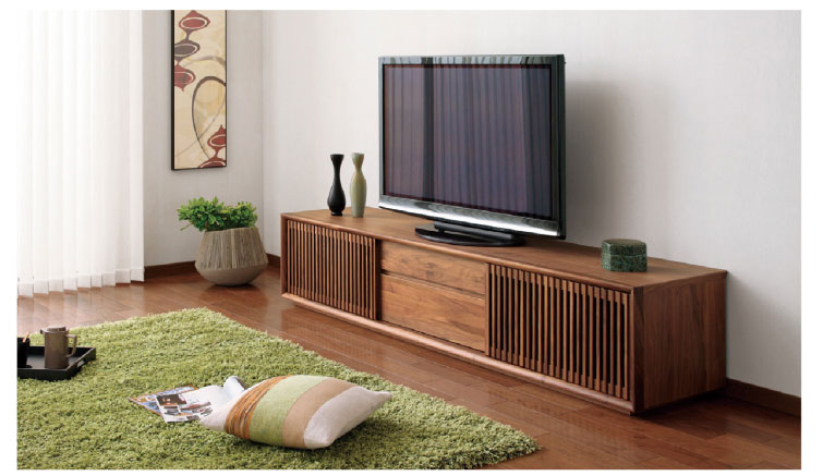 EGC69 カリモク テレビボード QU52 オーク材 モルトブラウン 18万