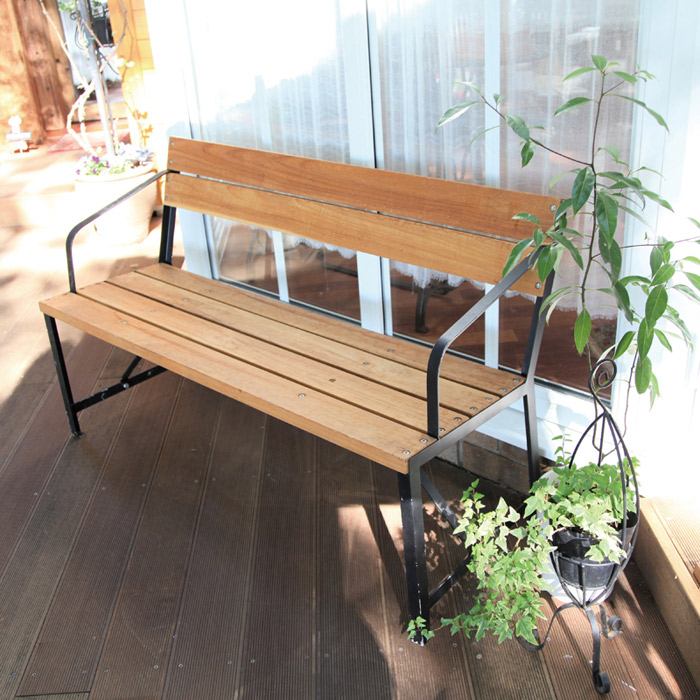 楽天市場】【8%OFFクーポン〜3/4 14時まで】 ベンチ ガーデンベンチ
